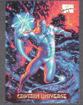 Captain Universe Trading Card Spider-Man Greg Tim
