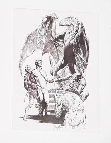 Captured Trading Card Frank Frazetta Art