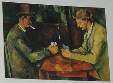Card Players Trading Card Paul Cezanne 1890