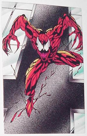 Carnage Trading Card Spider-Man Maximum