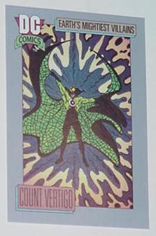 Count Vertigo Trading Card Suicide Squad