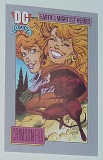 Crimson Fox Trading Card Justice League Europe