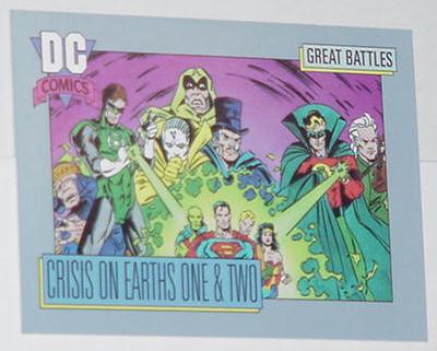 Crisis on Earths One + Two Trading Card Green Lant