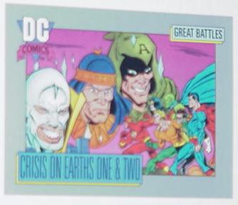 Crisis on Earths One + Two Trading Card JLA