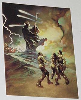 Darkness At Time's Edge Trading Card Frank Frazett