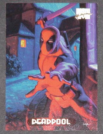 Deadpool Trading Card Hildebrandt Art X-Men