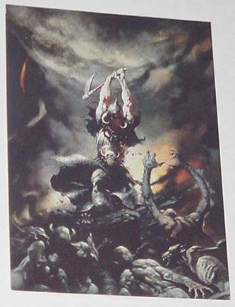 Death Dealer 2 Trading Card Frank Frazetta Art