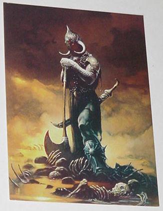 Death Dealer 3 Trading Card Frank Frazetta Art