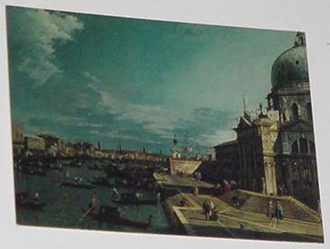 Entrance Of The Grand Canal Trading Card Antonio C