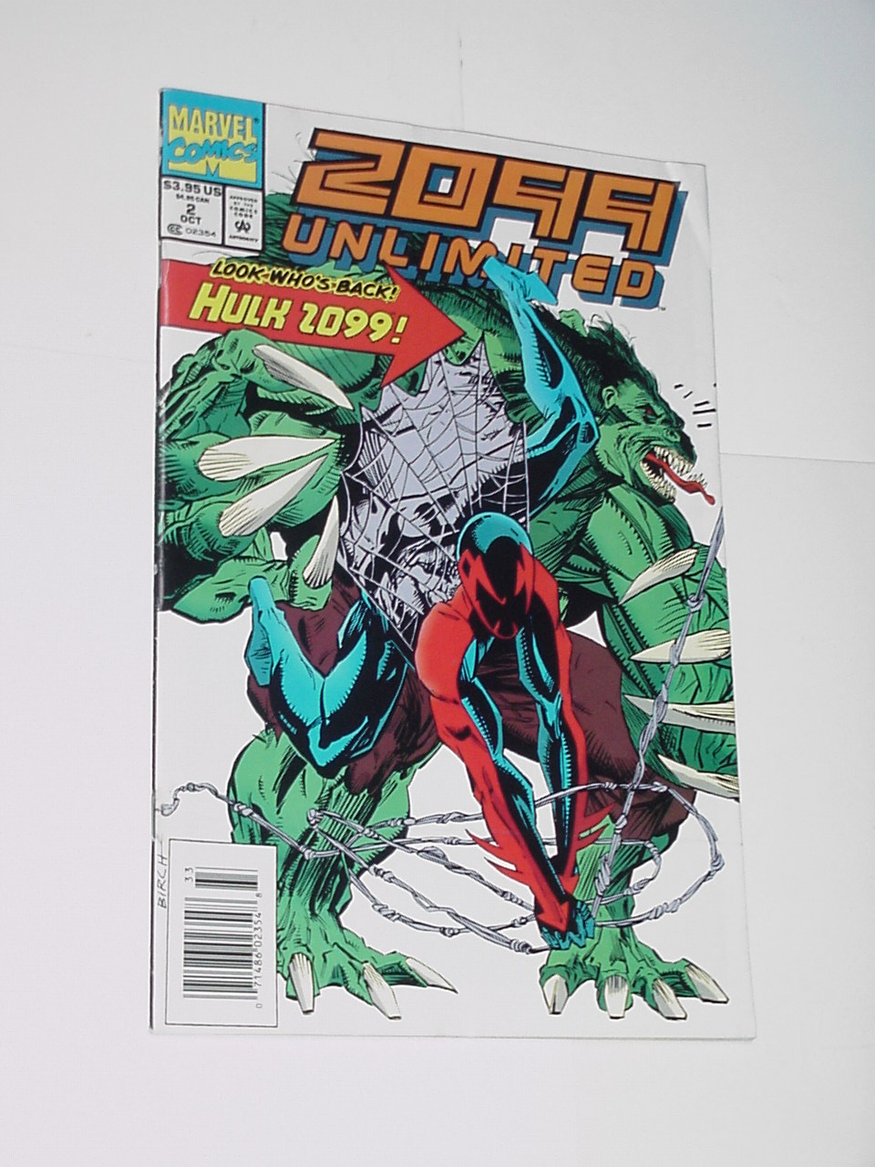 2099 Unlimited 2 NM Spider-Man Hulk 1st print