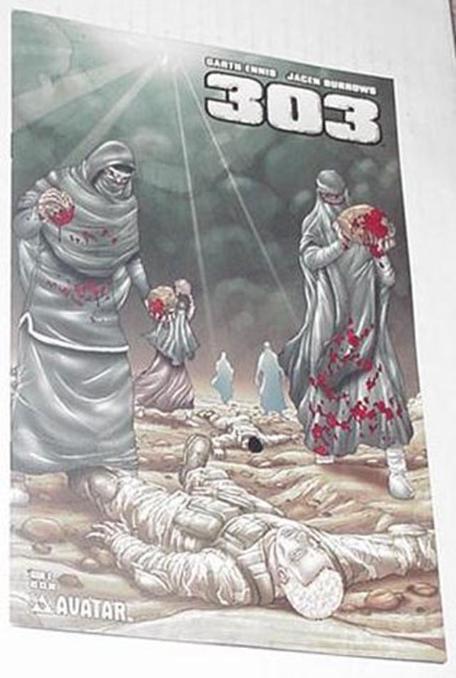 303 # 3 NM Garth Ennis Burka Cover