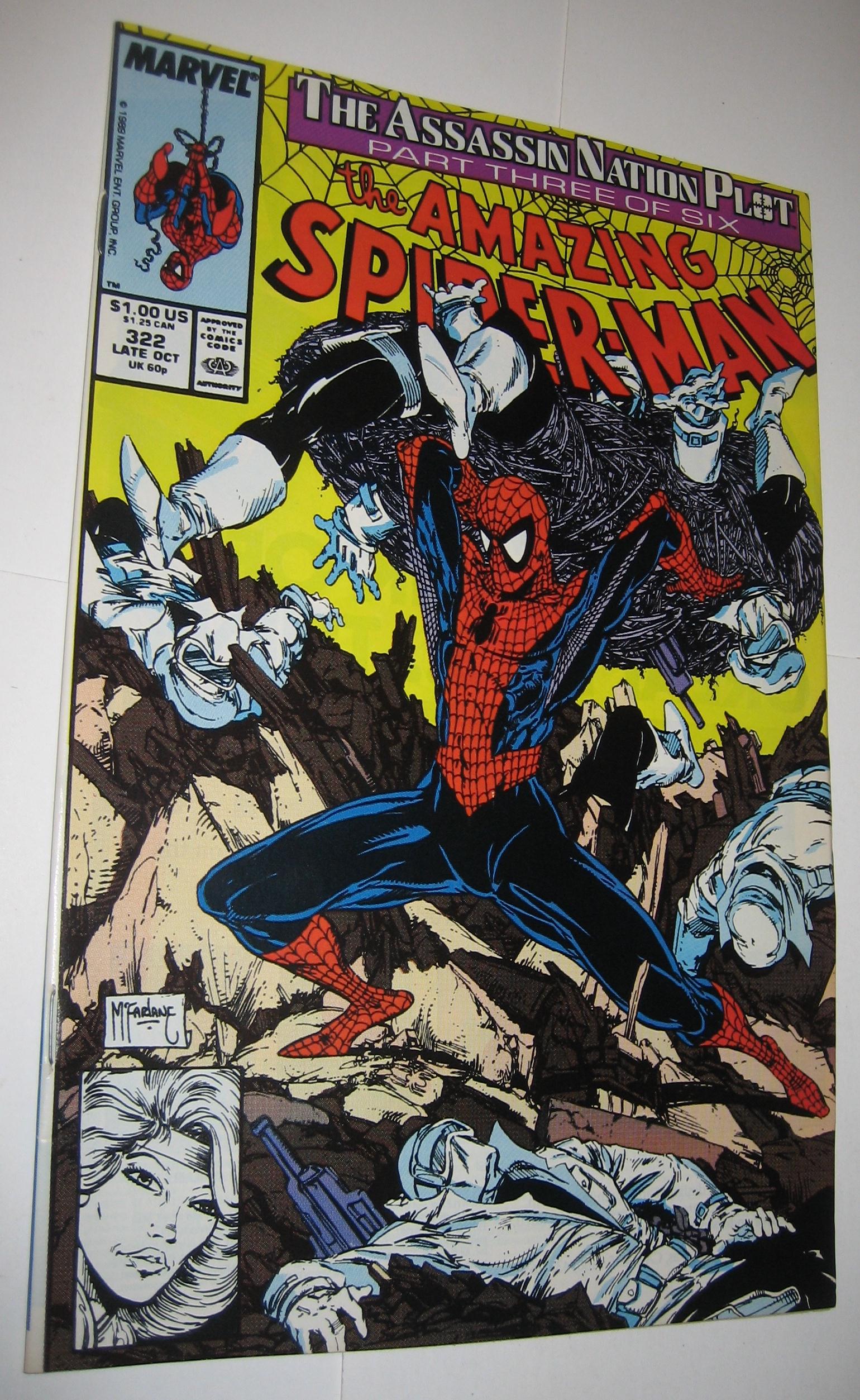Amazing Spider-Man #322 NM Silver Sable Assassin N