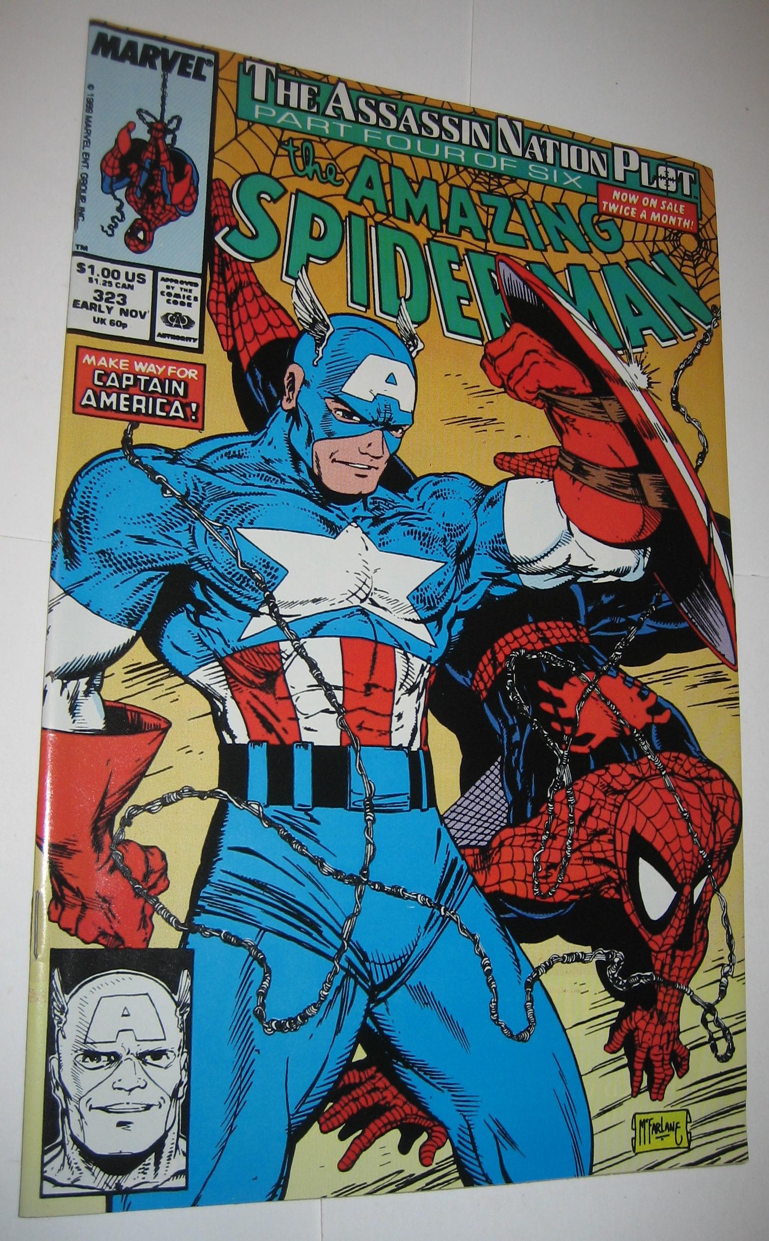 Amazing Spider-Man #323 NM Assassin Nation Plot Ca