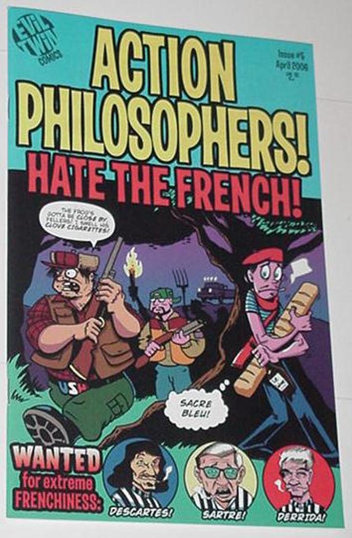 Action Philosophers 5 Hate the French NM 1st print