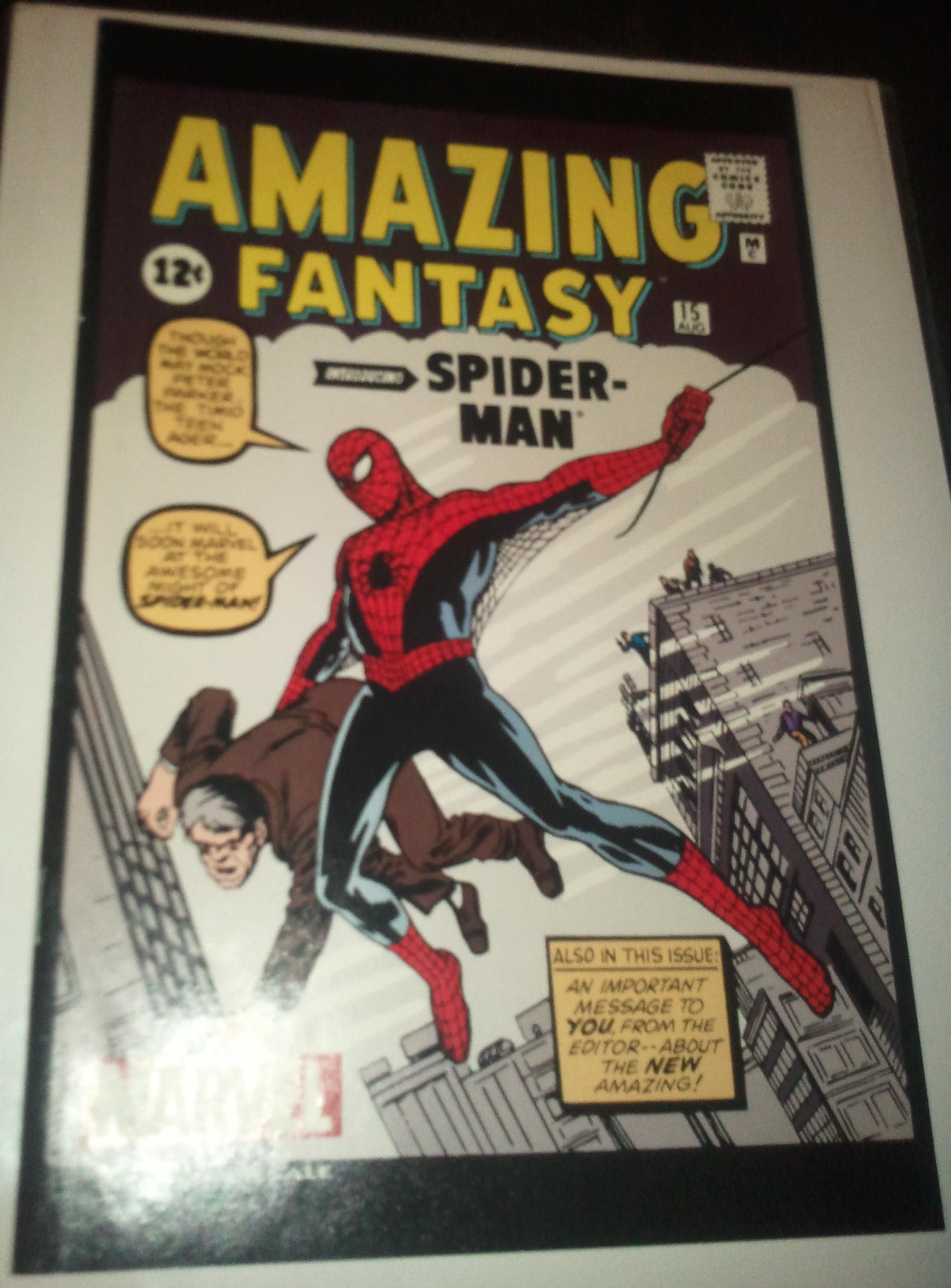 Amazing Fantasy 15 NM Reprint Spider-Man Origin St