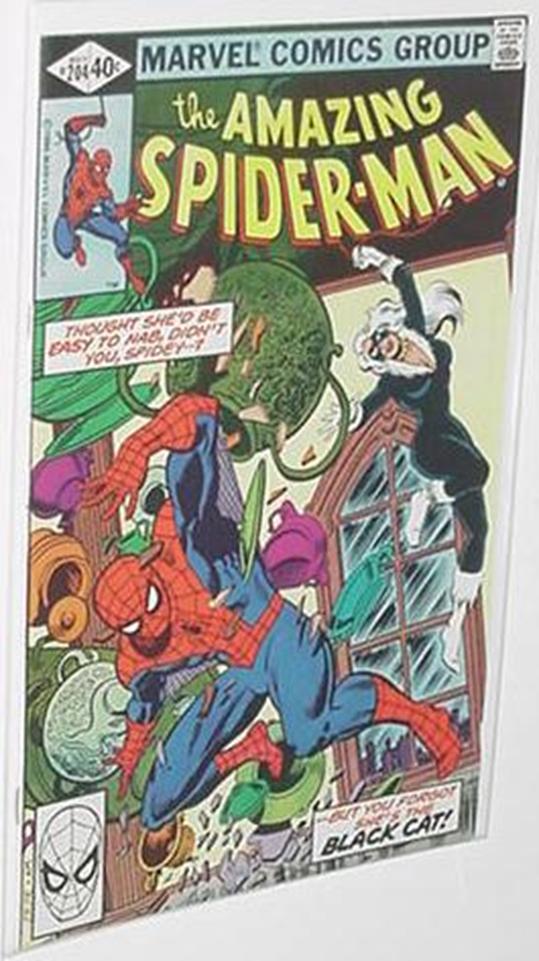 Amazing Spider-Man 204 NM Black Cat Marv Wolfman 1