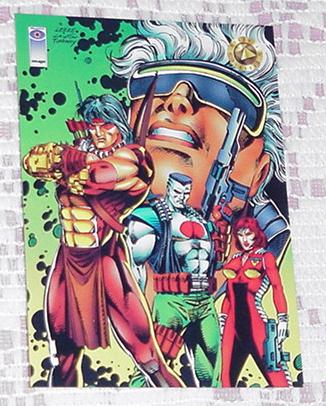 Deathmate Trading Card Promo 2 Image Valiant Mike