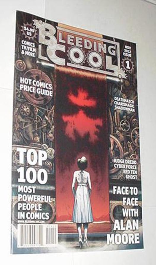 Bleeding Cool Magazine 1 NM 1st print Alan Moore