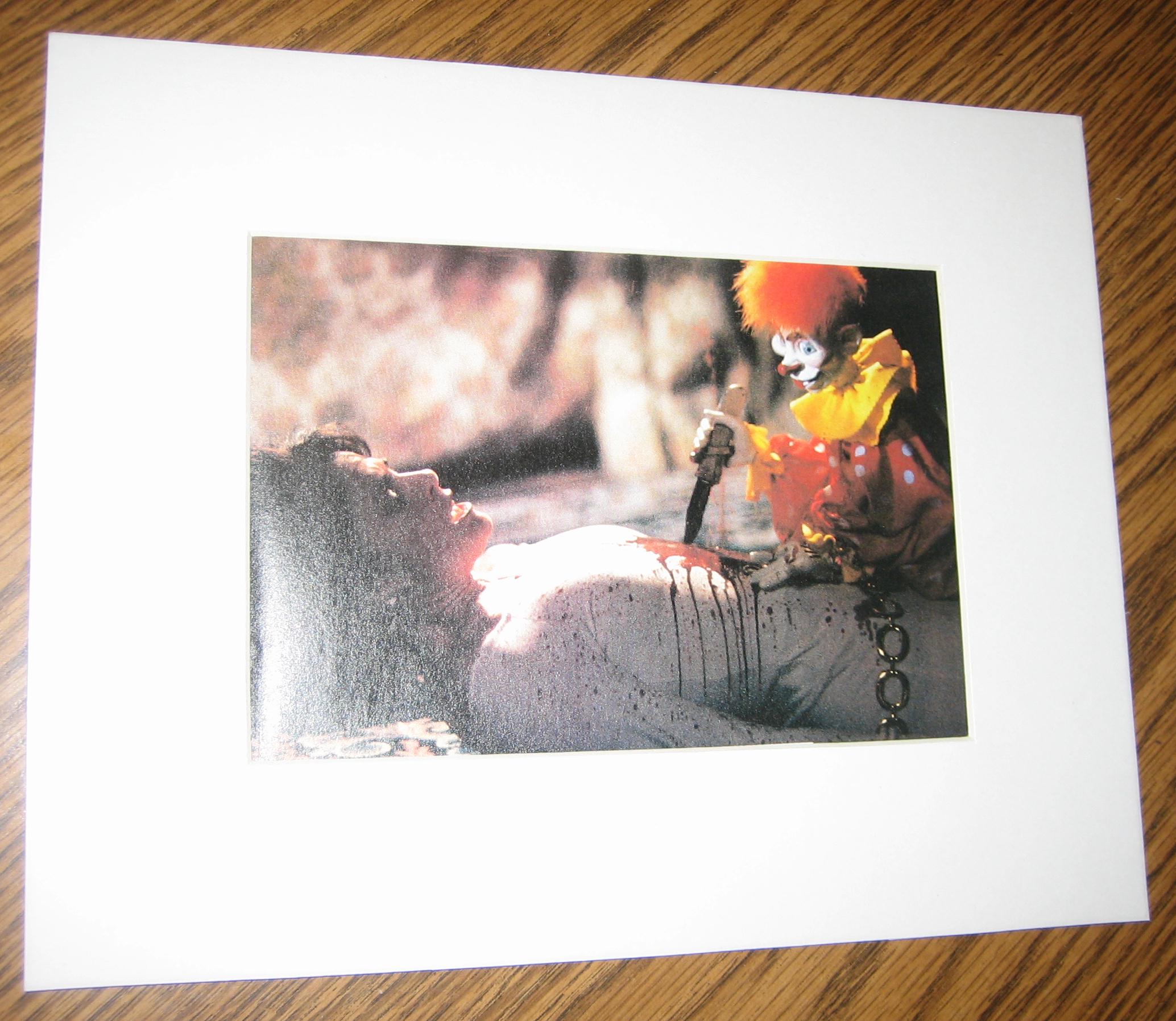 Tales from The Crypt Pinup 2 MATTED Patricia Charbonneau vs Clown