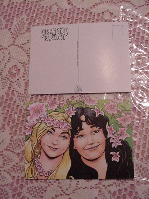 Strangers In Paradise Postcard Girls Terry Moore