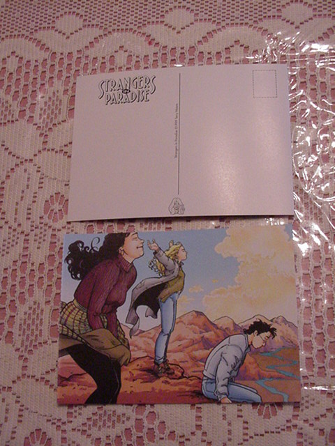 Strangers In Paradise Postcard 5x6 Terry Moore