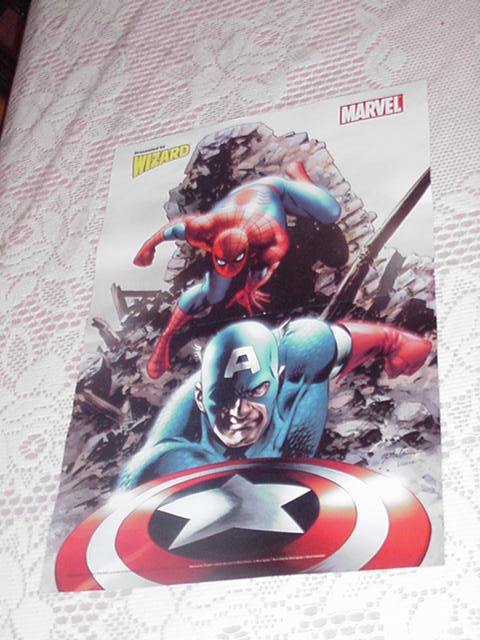 Spider-Man Captain America Poster Steve Epting