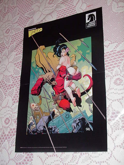 Hellboy Cavewoman Poster Frank Cho Liberty Meadows