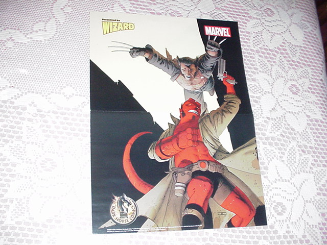 Hellboy Vs Wolverine Poster John Cassaday