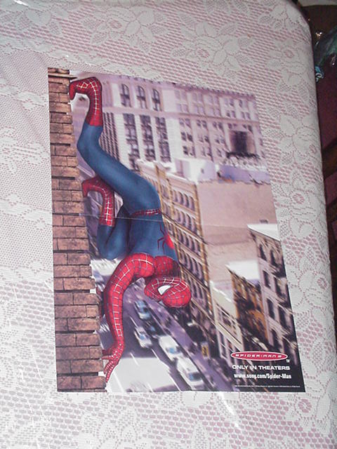 Spider-Man Movie Poster Climbing