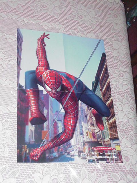Spider-Man Movie Poster Swinging