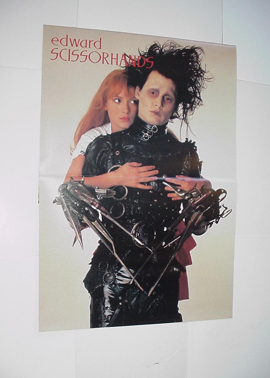 Edward Scissorhands Poster # 1 Johnny Depp Burton