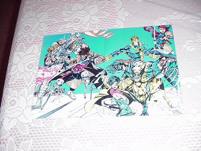 Uncanny X-Men Poster Rich Bennett Gambit Psylocke