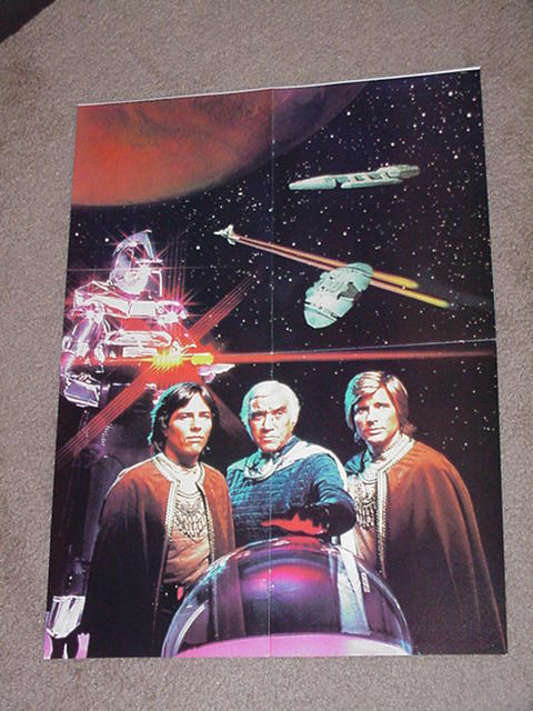 Battlestar Galactica TV Poster Starbuck Cylons