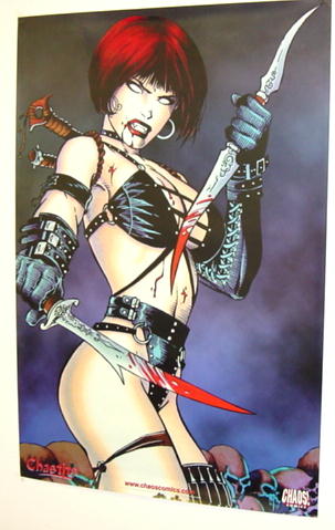 Chastity Poster # 3 NM Chaos Comics CPS03 24x32"