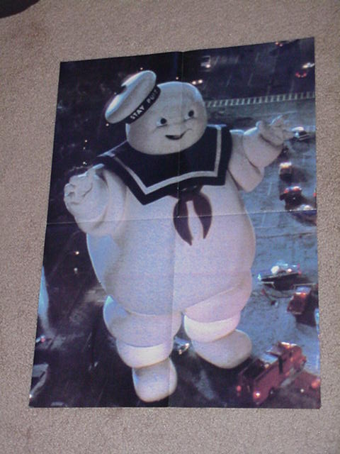 Ghostbusters Movie Poster Stay Puft Marshmallow