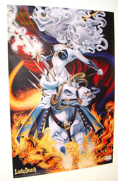 Lady Death Tribulation Poster # 9 NM Chaos LPS09