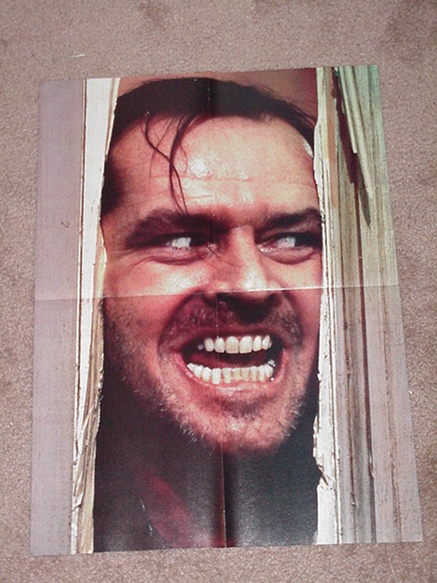 Shining Poster Here's Johnny Jack Nicholson The