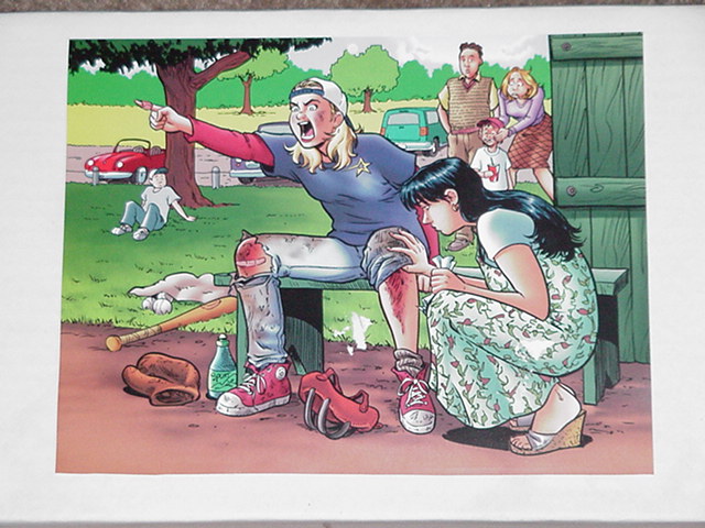 Strangers in Paradise Pinup Softball Terry Moore