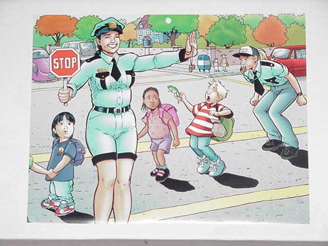 Strangers in Paradise Pinup Crosswalk Terry Moore
