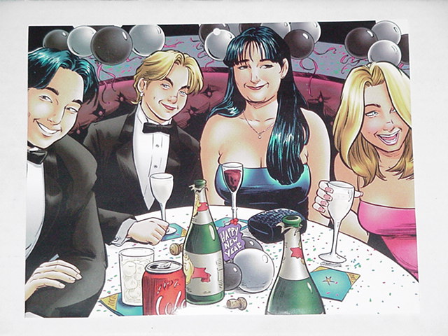 Strangers in Paradise Pinup New Year Terry Moore