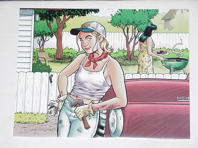 Strangers in Paradise Pinup Bliss Terry Moore Art