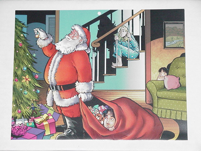 Strangers in Paradise Pinup Merry Xmas Terry Moore