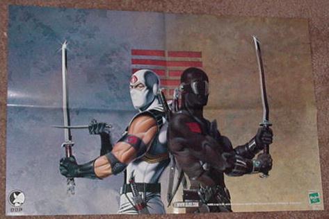 Snake-Eyes Storm Shadow Poster David Michael Beck