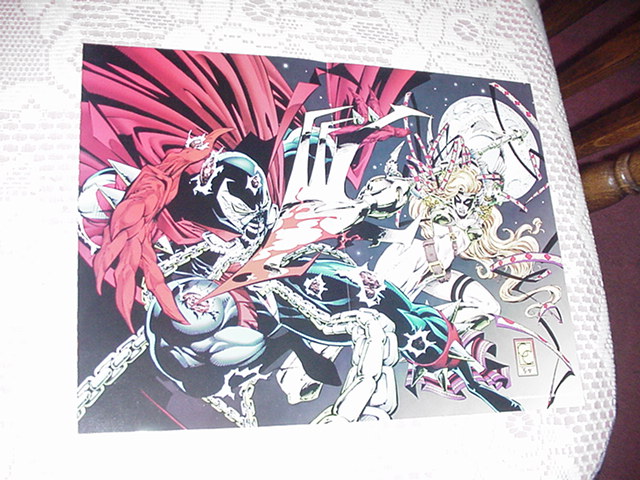 Spawn Angela Poster Greg Capullo
