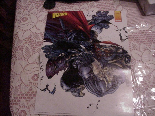 Spawn v Cy-Gor Poster Greg Capullo McFarlane