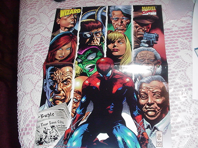 Spider-Man + Cast Poster by J G Jones