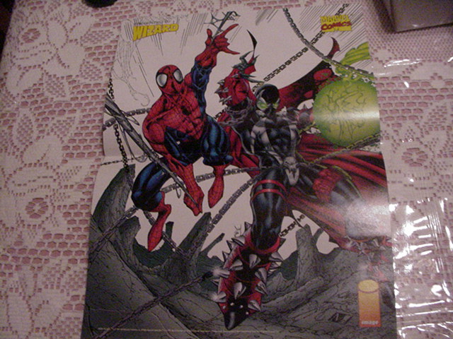 Spawn / Spider Man Poster J Scott Campbell