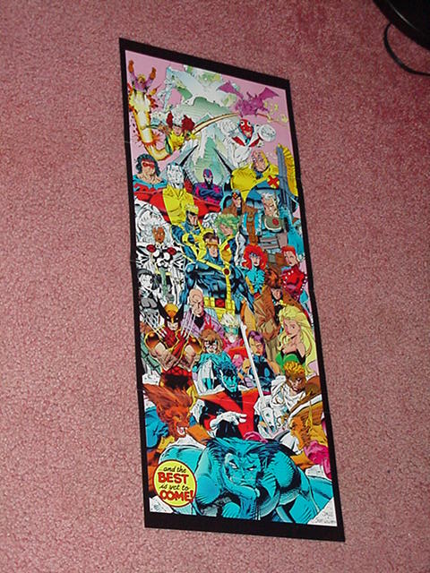 X-Men Poster Jim Lee Gambit Rogue Storm Psylocke