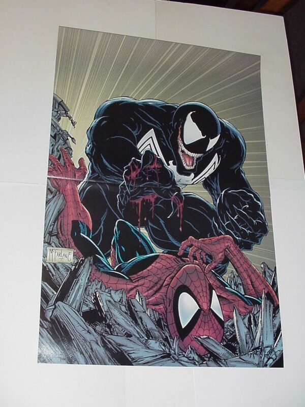 Spider-Man vs Venom Poster # 4 Todd McFarlane - Bidrevolution